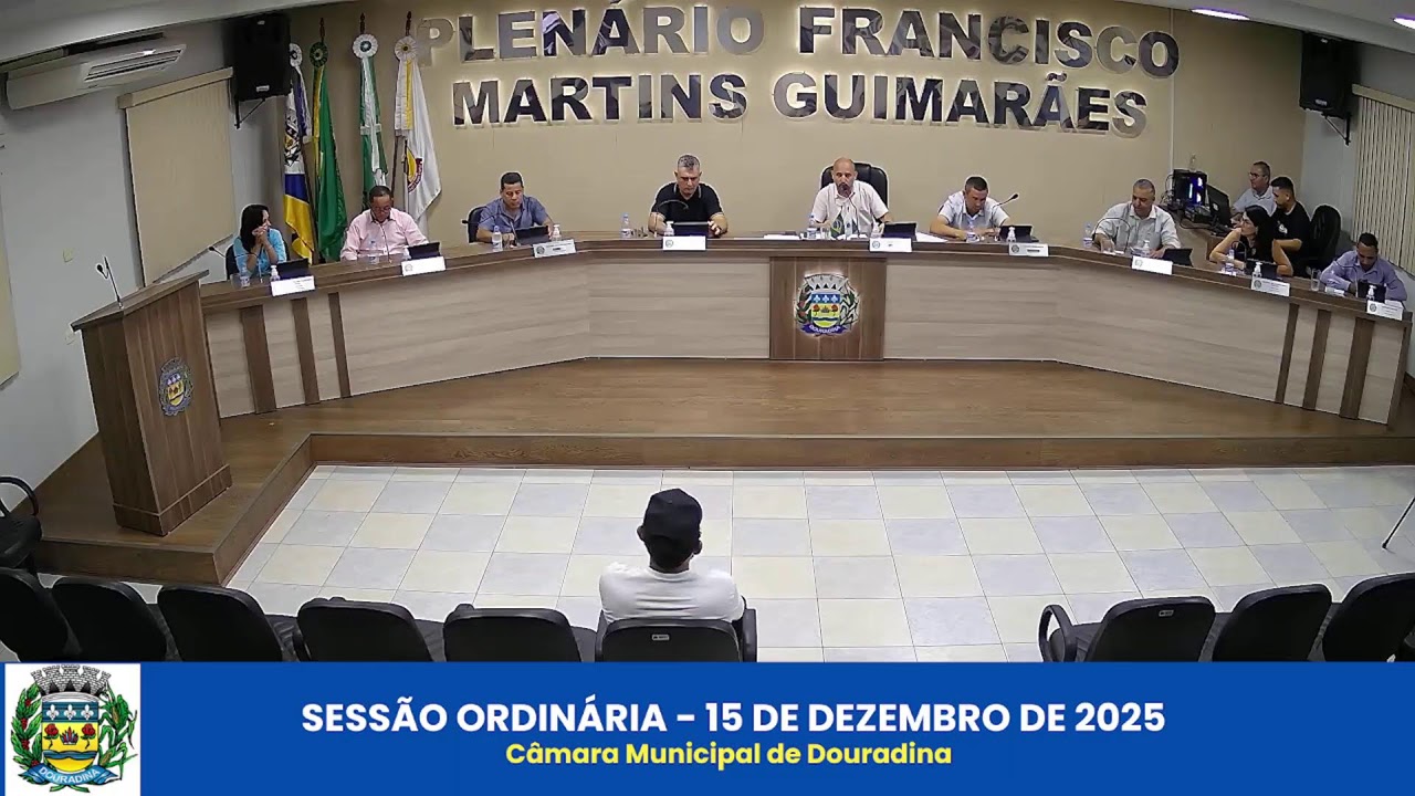 39º SESSÃO ORDINÁRIA 15 DE DEZEMBRO DE 2025.