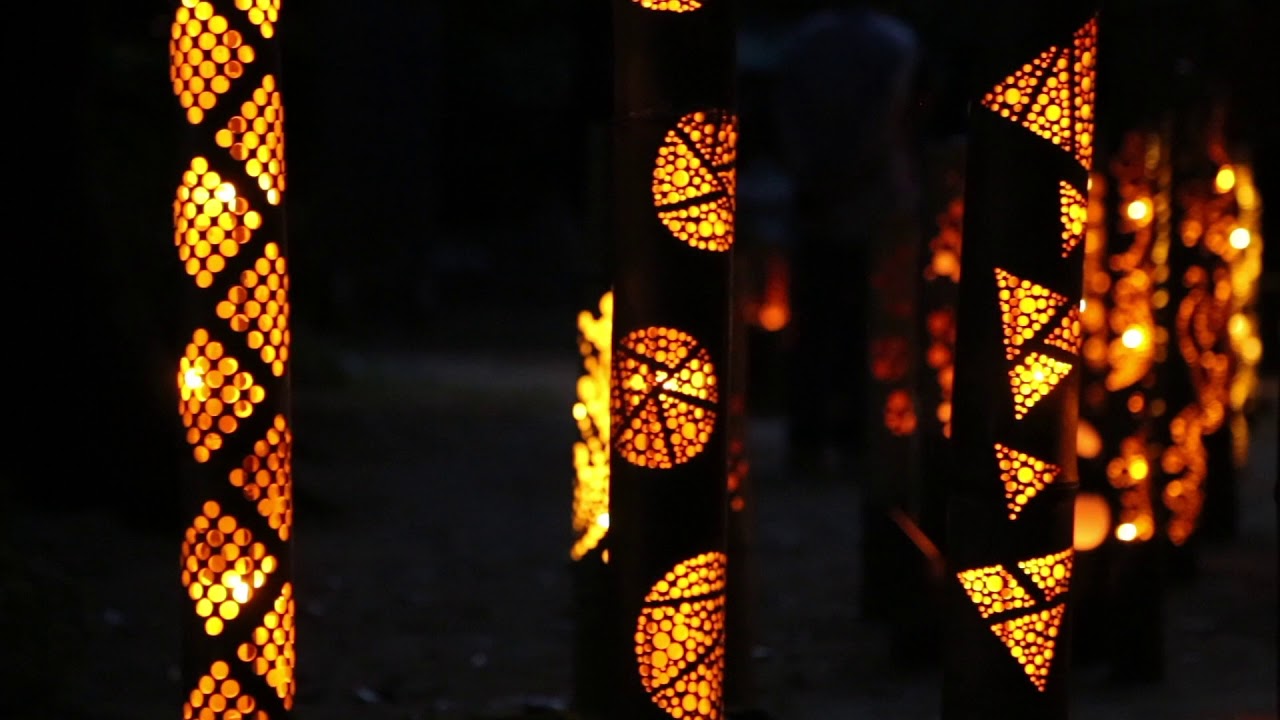 竹とうろうの会「医王寺竹灯篭点灯イベント」2018年6月2日