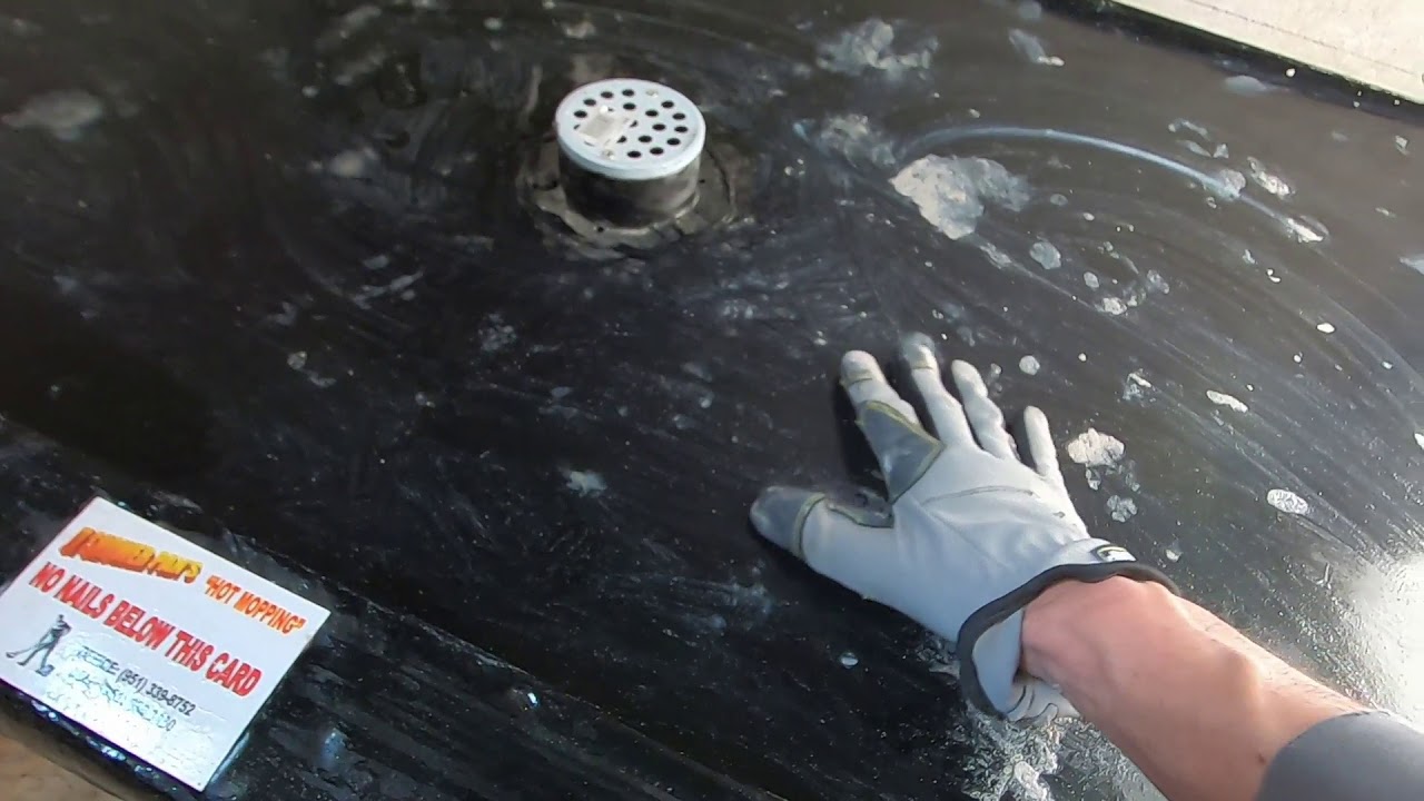 How to float a shower pan