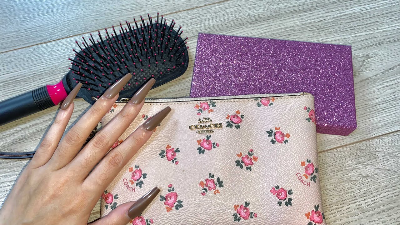ASMR ONLY FAST SCRATCHING WITH FAKE LONG NAILS! ( No Talking )