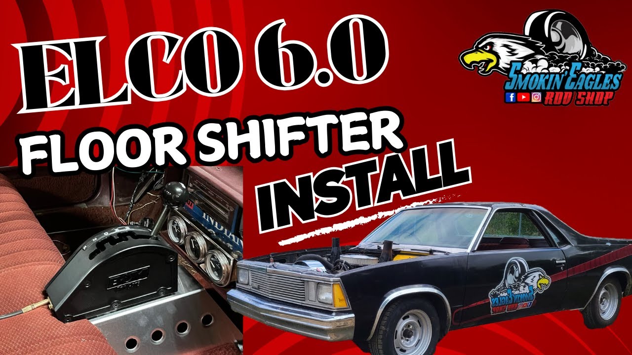 floor&nbsp;shifter install&nbsp;g-body El Camino!!