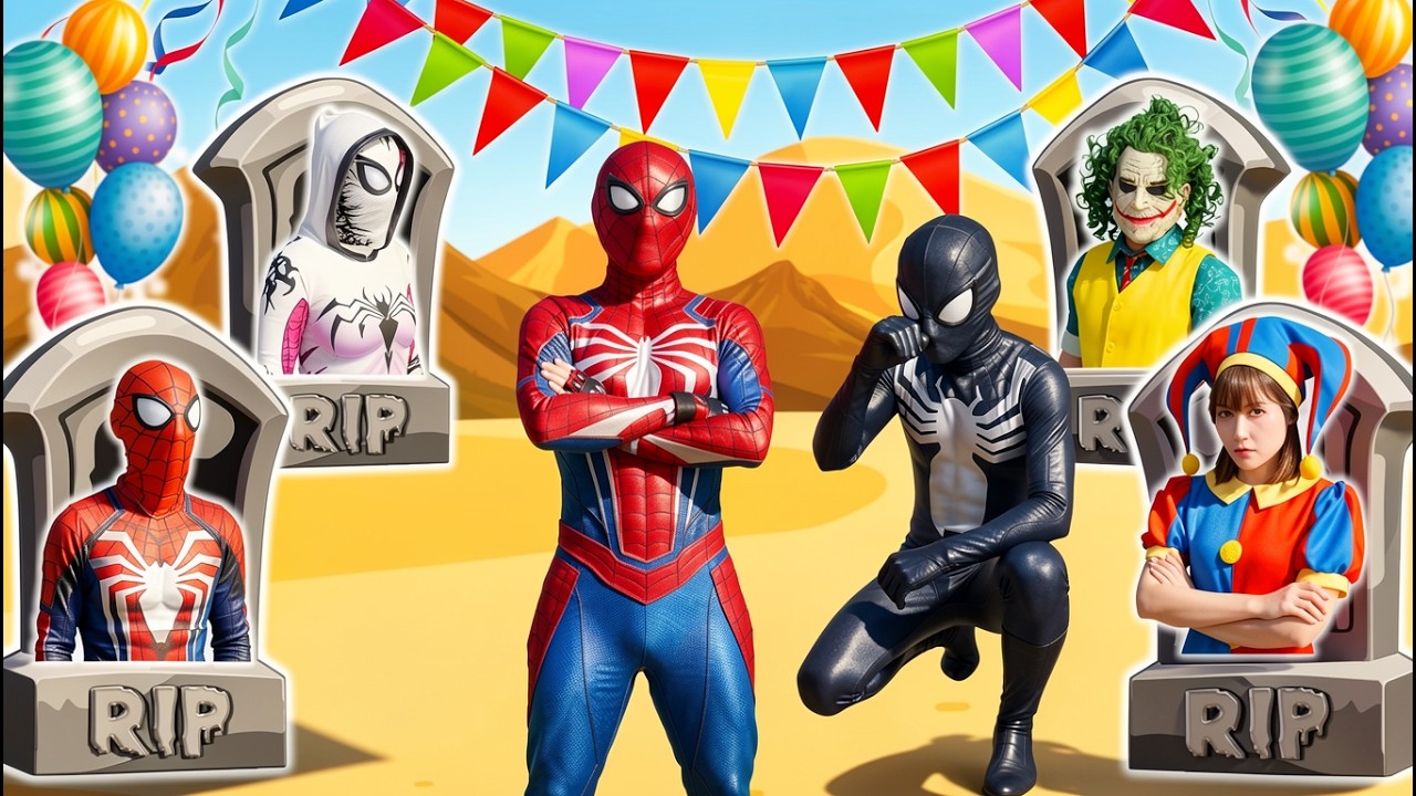 Spider Kid berubah menjadi Venom untuk membalas dendam demi Tim Spiderman - Spiderman Team IDN