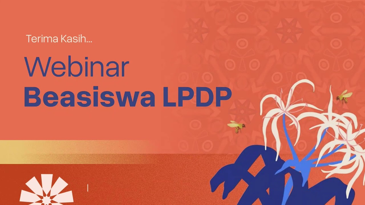 Webinar Sosialisasi Beasiswa Talenta Riset dan Inovasi Nasional BRIN Jalur Doctor by Research