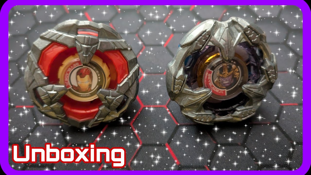 Финал!! Набор из двух волчков Железного Человека и Таноса | Распаковка Beyblade X