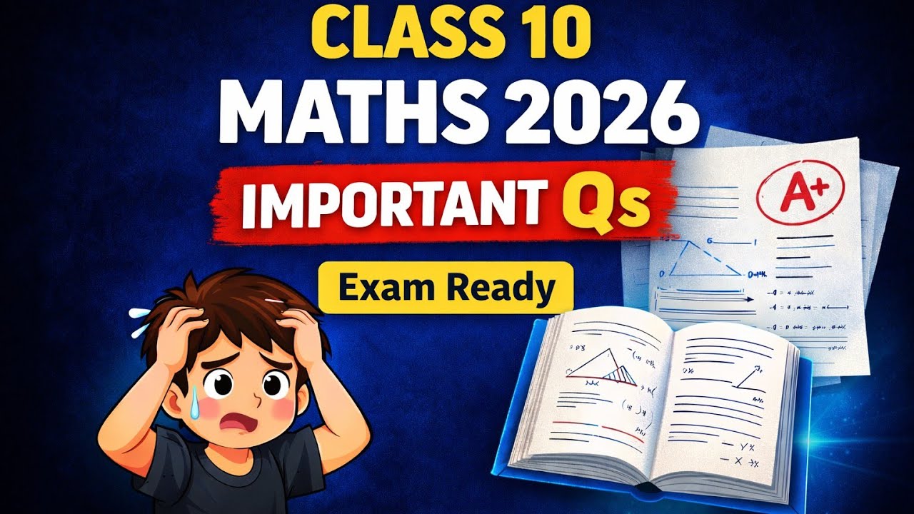 “Top Questions for Class 10 Maths Exam 2026 – Score Full Marks!”