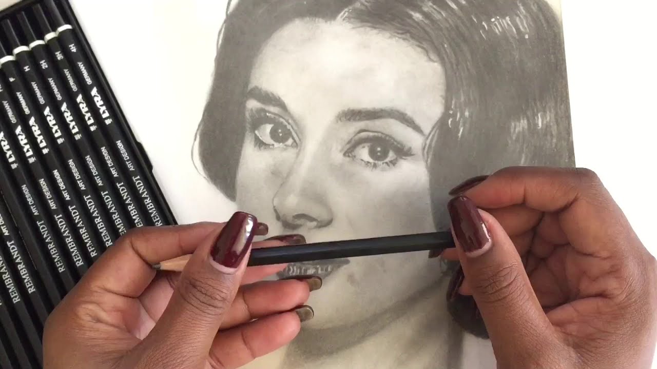 UNBOXING AND REVIEWING THE LYRA REMBRANDT GRAPHITE PENCILS  #potraitsketch #unboxing