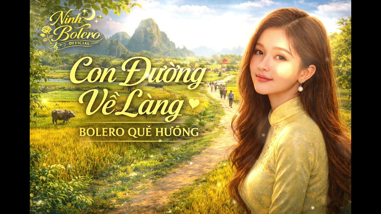 Con Đường Về Làng – Bolero Quê Hương Tươi Sáng | Nhạc Vàng Trữ Tình Hay Nhất | Ninh Bolero Official