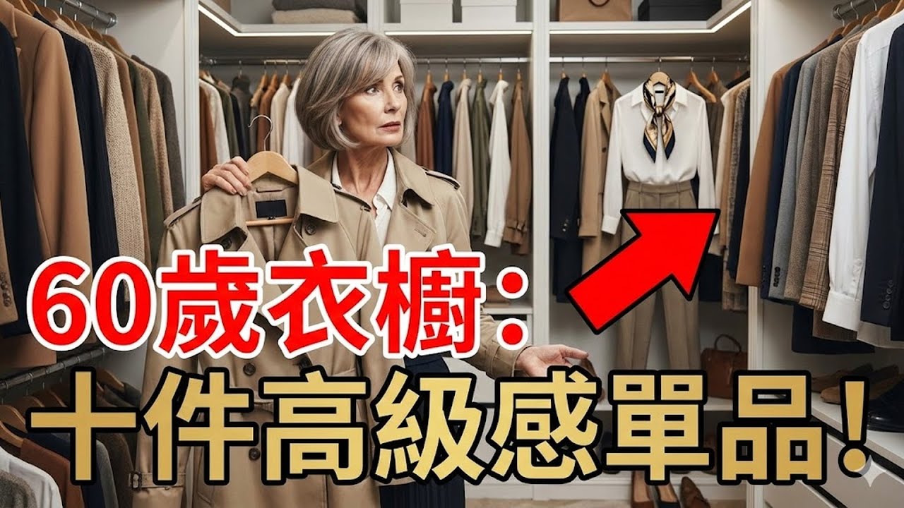 60歲女人衣櫃必備的10件“保值單品”！春夏換季這樣穿，一件頂十件，越穿越有高級感！#60歲女人衣櫃 #保值單品 #春夏換季 #時髦穿搭 #高級感 #優雅風格