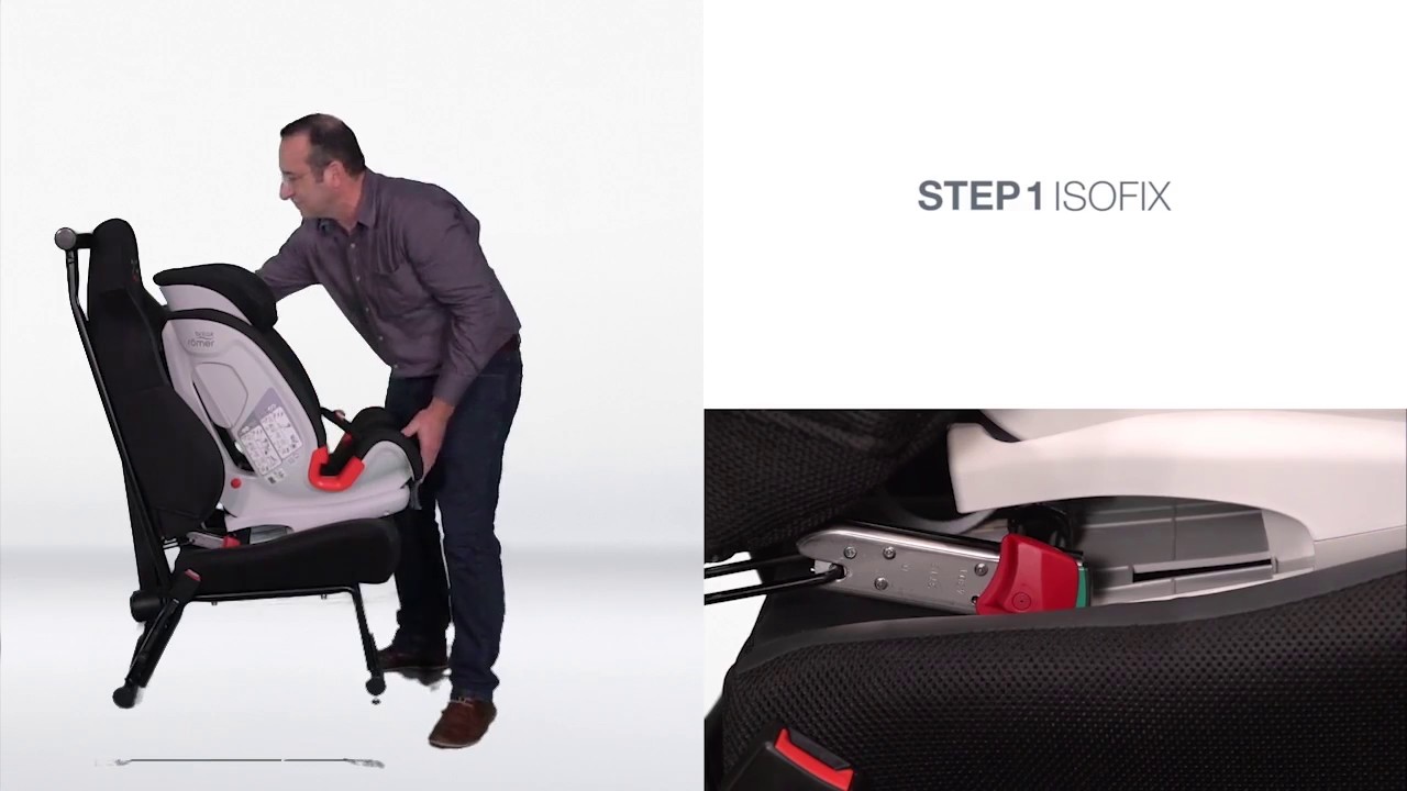 Britax R&ouml;mer Advansafix III SICT - установка в группе 2-3