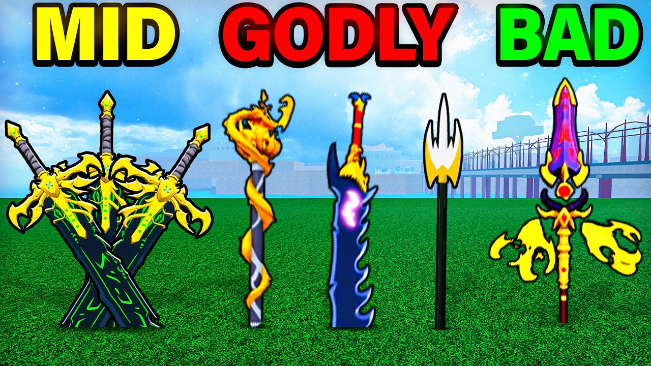 Ranking EVERY Sword In Blox Fruits Update 25