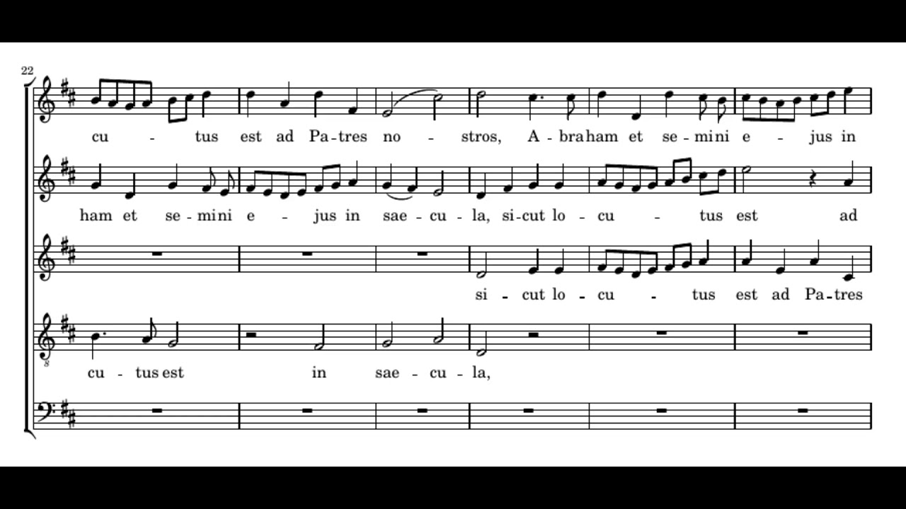 Bach: Magnificat - 11. Sicut locutus est - Herreweghe