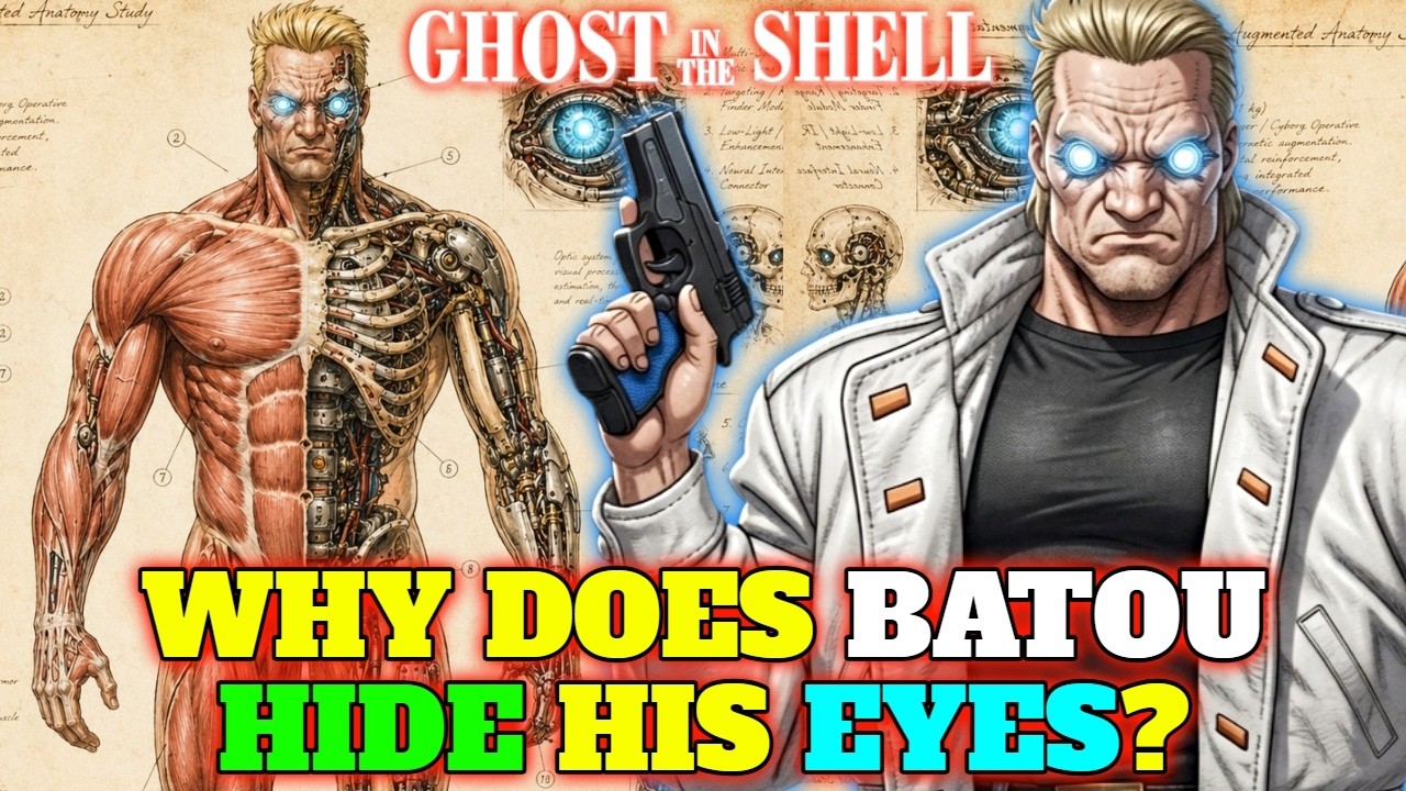 Batou Anatomy Explained (Ghost In The Shell) - Is Batou Completely Blind?