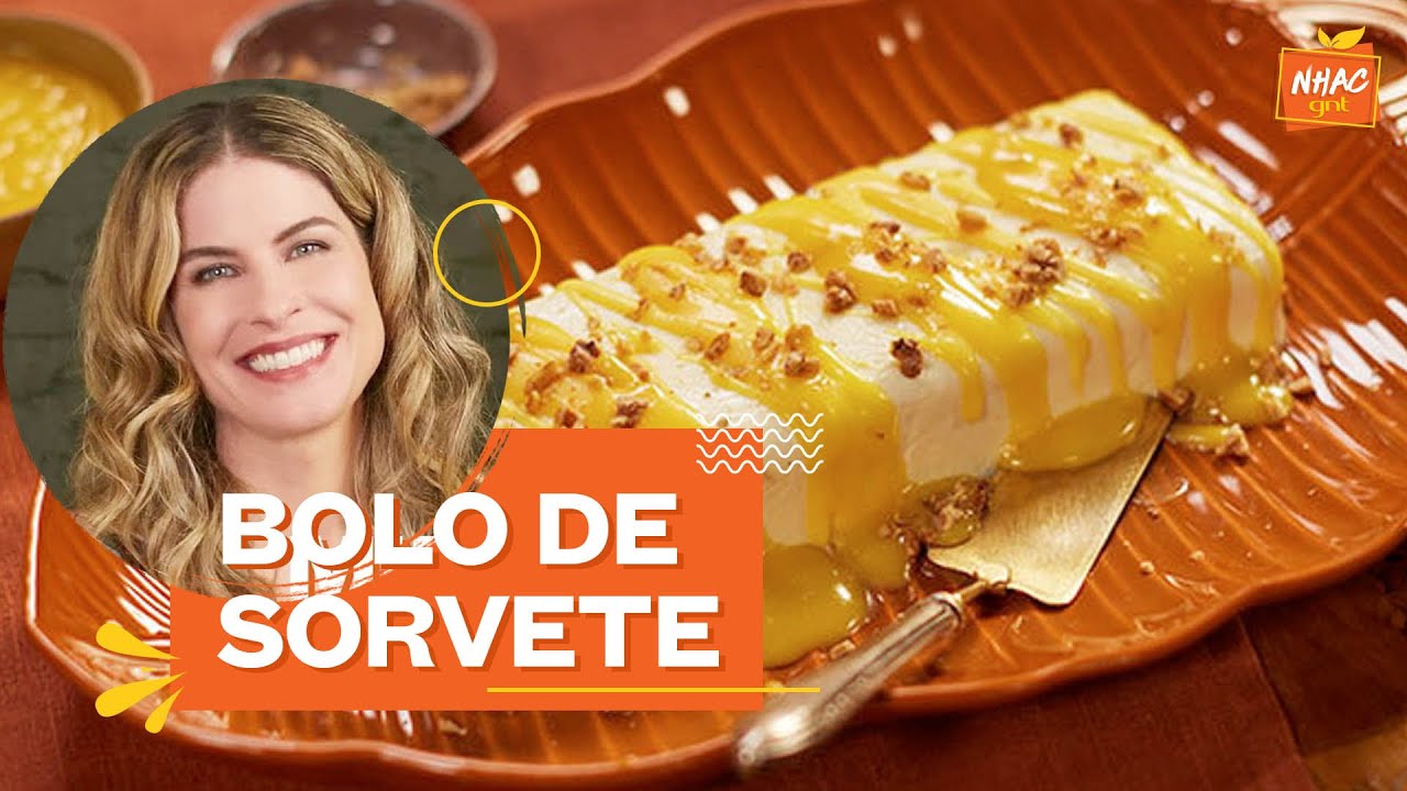 Bolo de sorvete com coco, baba de moça e nozes | Rita Lobo | Cozinha Prática