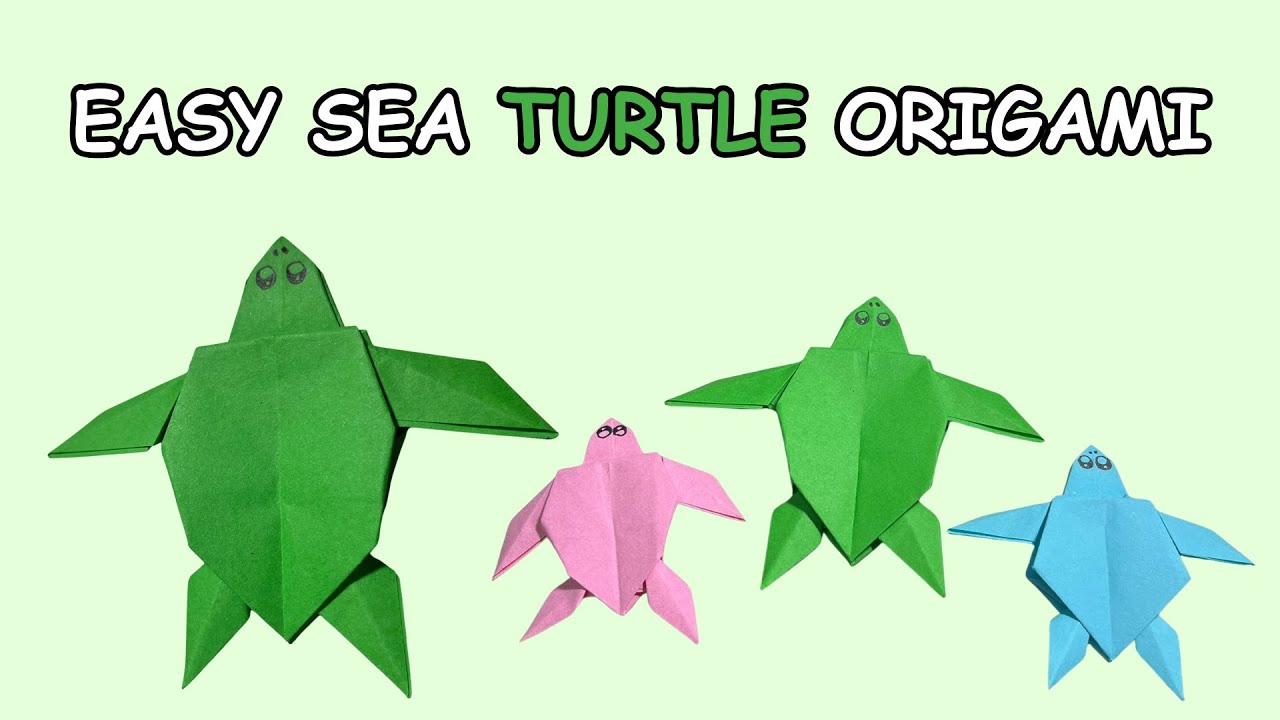 Easy Sea Turtle Origami – Step by Step Tutorial!