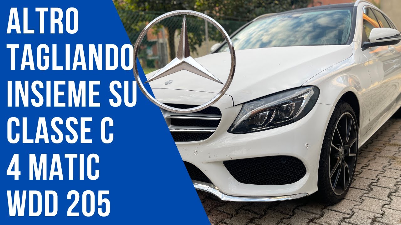 Mercedes Classe C sostituzione olio e filtri manutenzione