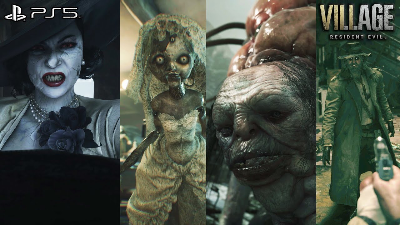 Resident Evil 8 (Village) - All Bosses Transformations