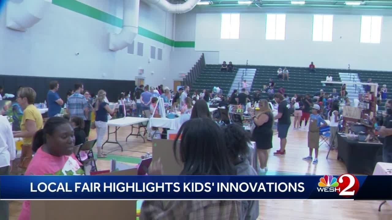 Young inventors showcase their creative ideas at the Children's Business Fair in Longwood
