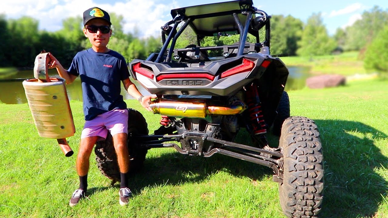 POLICE Force Me To REMOVE New RZR Turbo S Exhaust!!!