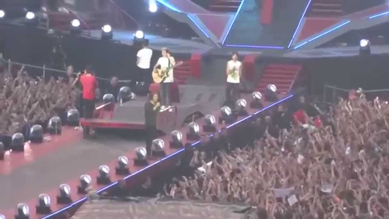 Niall's speech + Don't Forget Where You Belong, live at Stade de France 06/20/14
