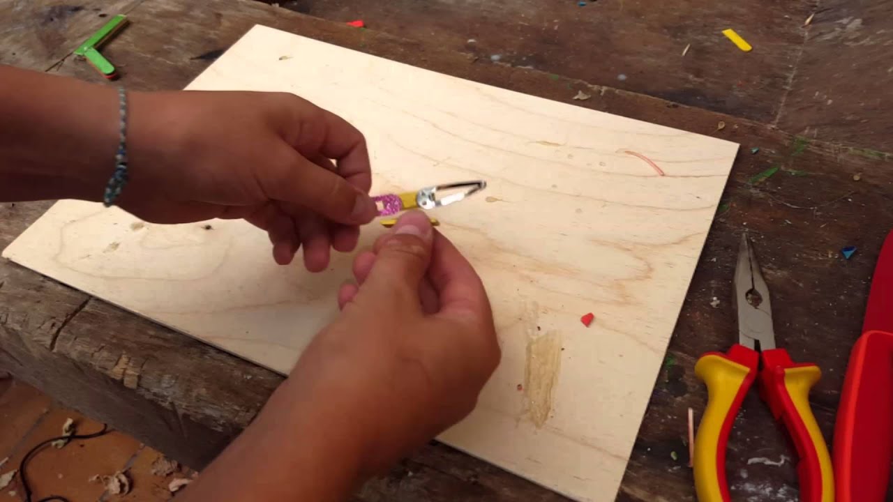 Mini Armbrust bauen [How 2] mit schusstest