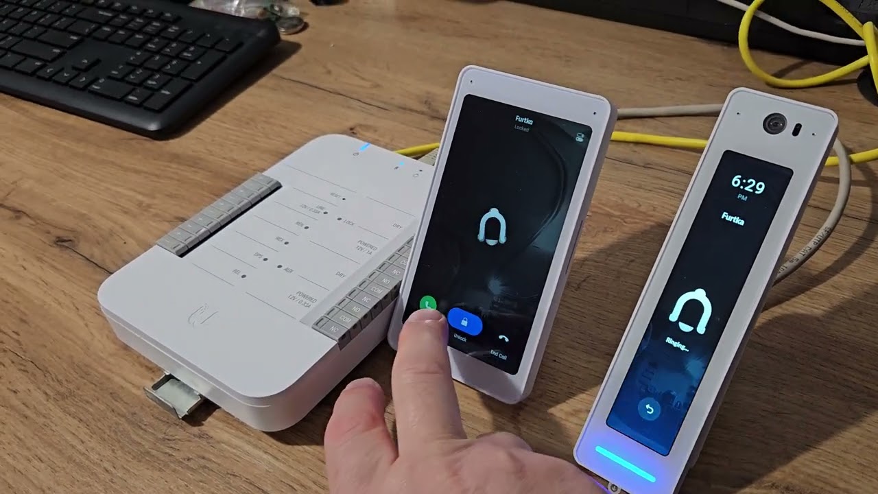 Unifi G2 Reader Pro paired with Intercom Viewer
