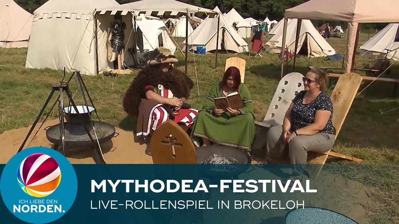 Mythodea: Fantasy-Rollenspiel mit mittelalterlicher Stadt auf Rittergut Brokeloh