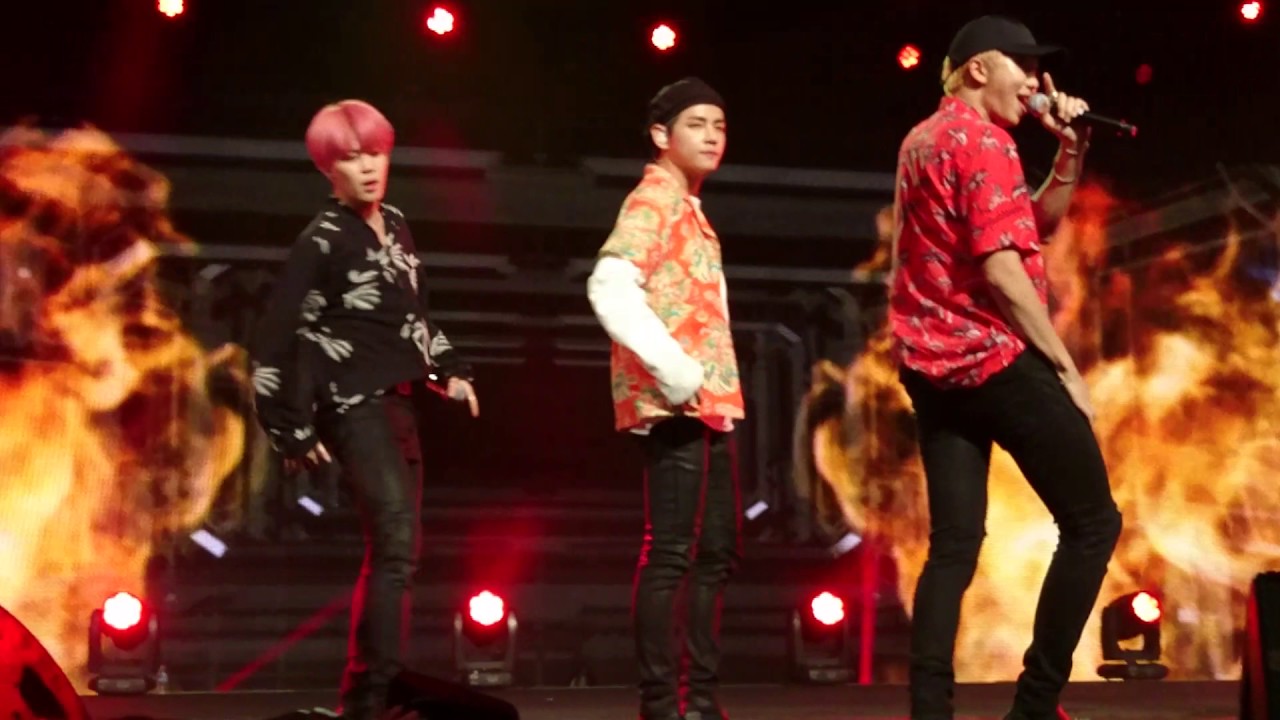 170804 BTS Fire - Music Bank in Singapore