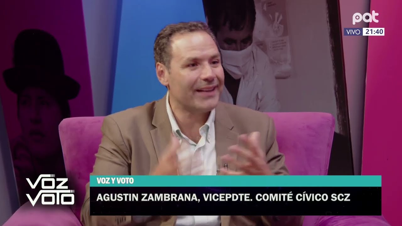 Entrevista con Agustín Zambrana, vicepresidente del Comité pro Santa Cruz