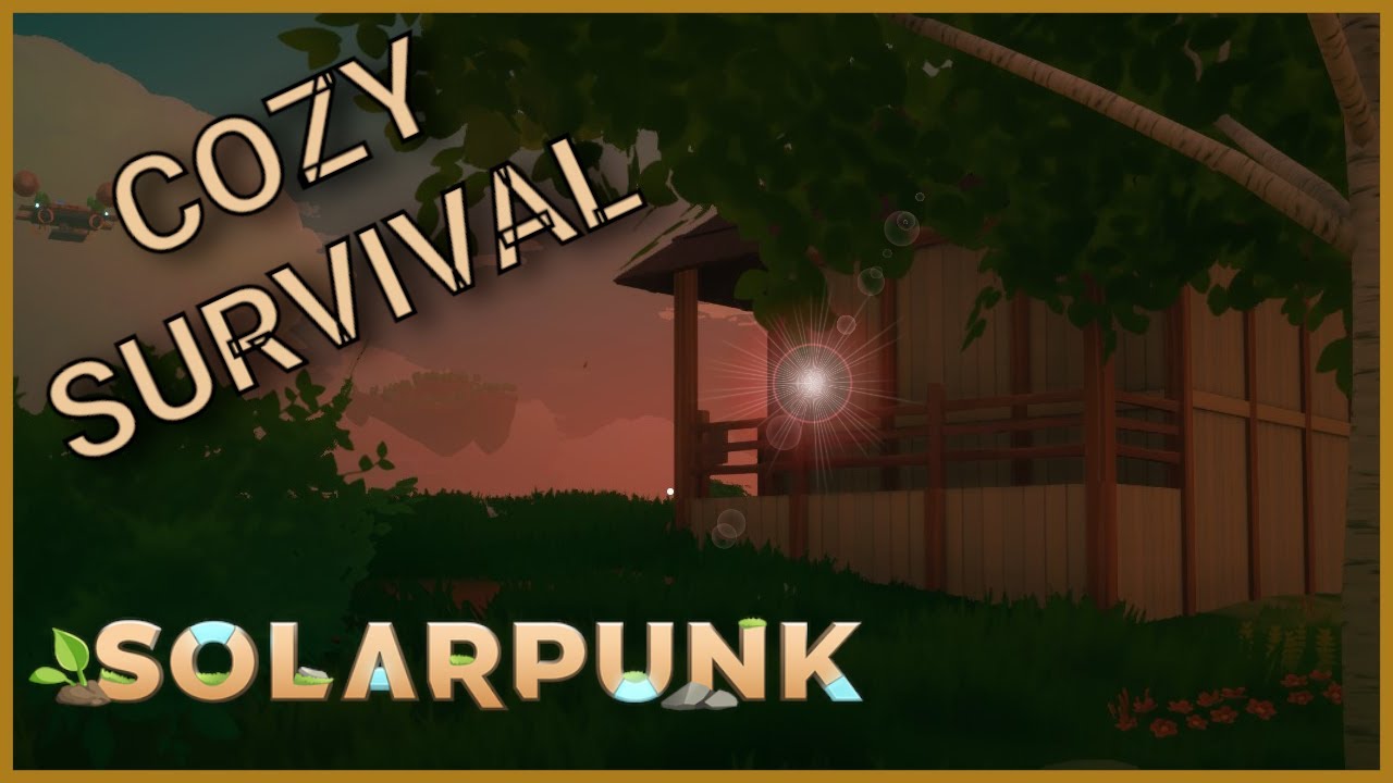 I Built A Little Cozy Cabin On A Mountain Peak | SolarPunk [FREE DEMO]
