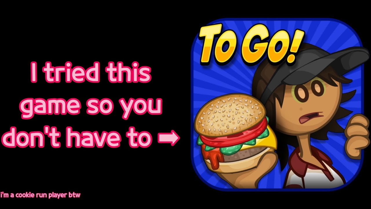 [OTHER] I played Papa's Burgeria To Go! Because my laptop is not working properly.