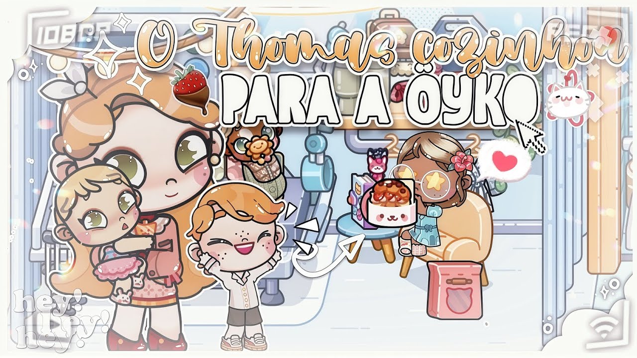 *AESTHETIC*O THOMAS COZINHOU PARA A ÖYKO!!🥐🍓🤍|| *VOICED🎙️* || AVATAR WORLD 