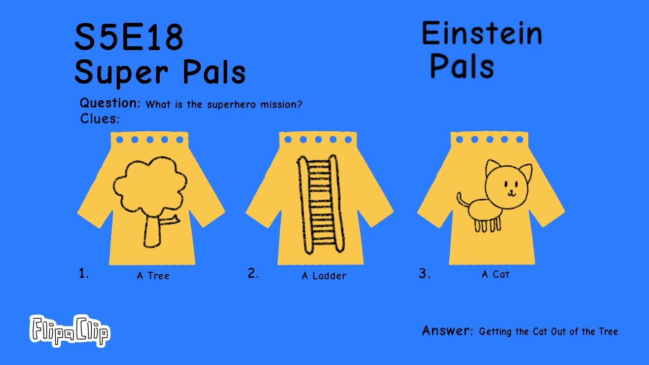 Einstein Pals Season 5 All Clues