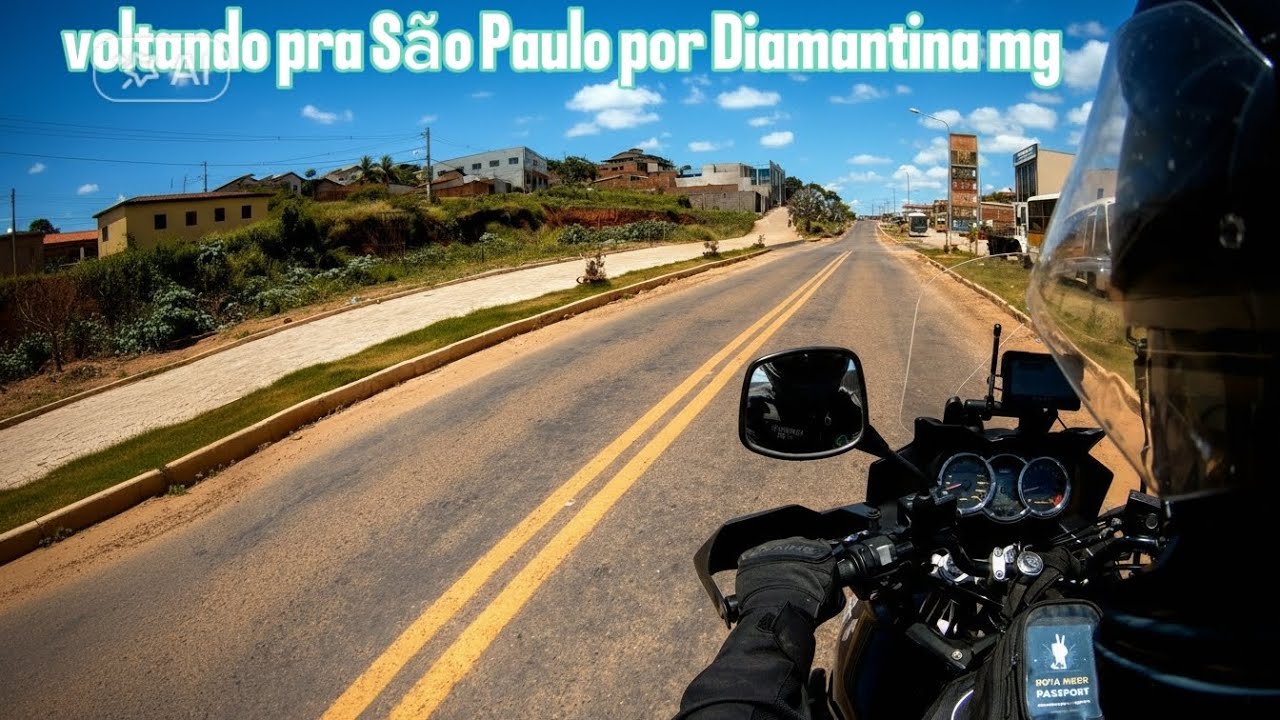 VIAGEM  de MOTO  pro NORDESTE , voltando pra casa por DIAMANTINA  MG #parte9 
