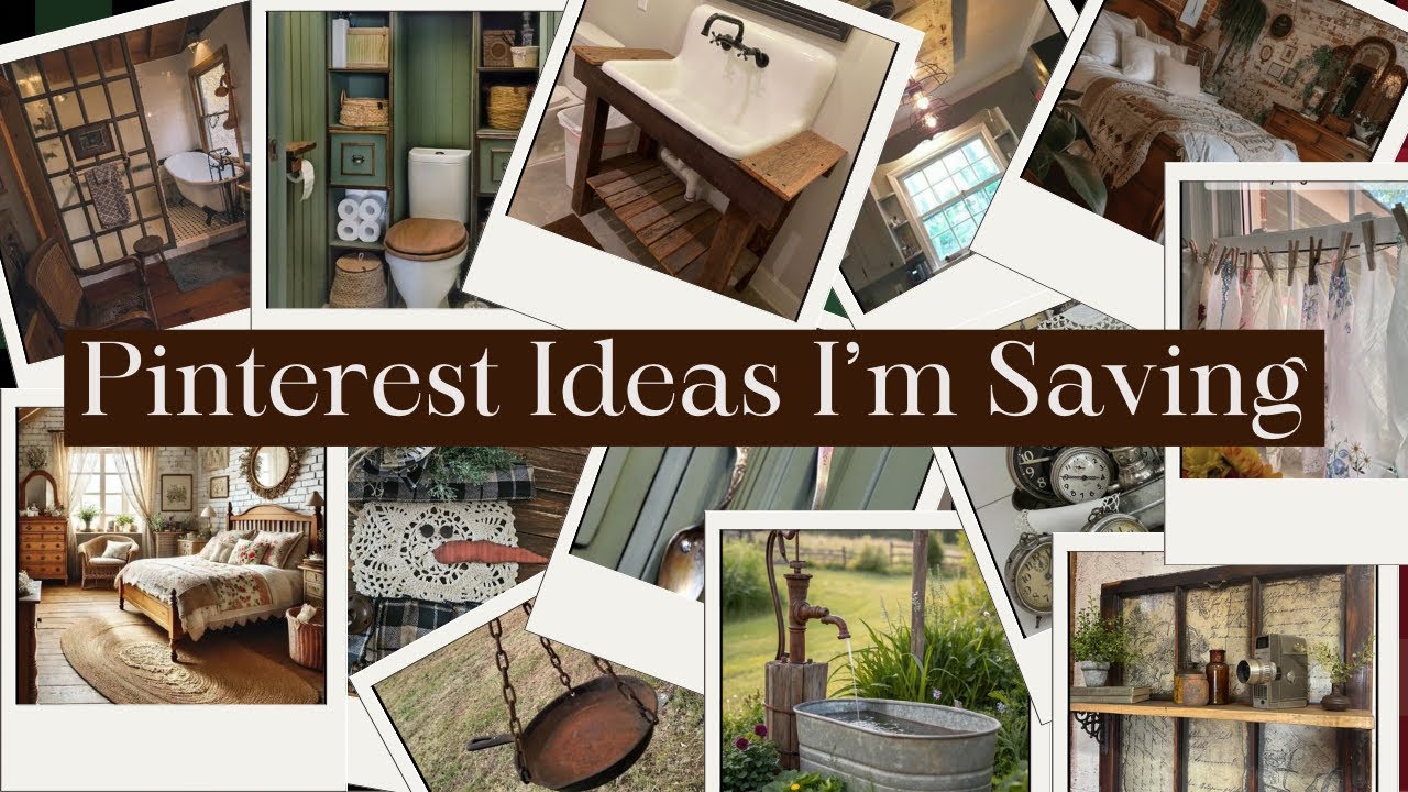 Pinterest Inspiration | Home Ideas I’m Saving + Estate Sale Lamp DIY 