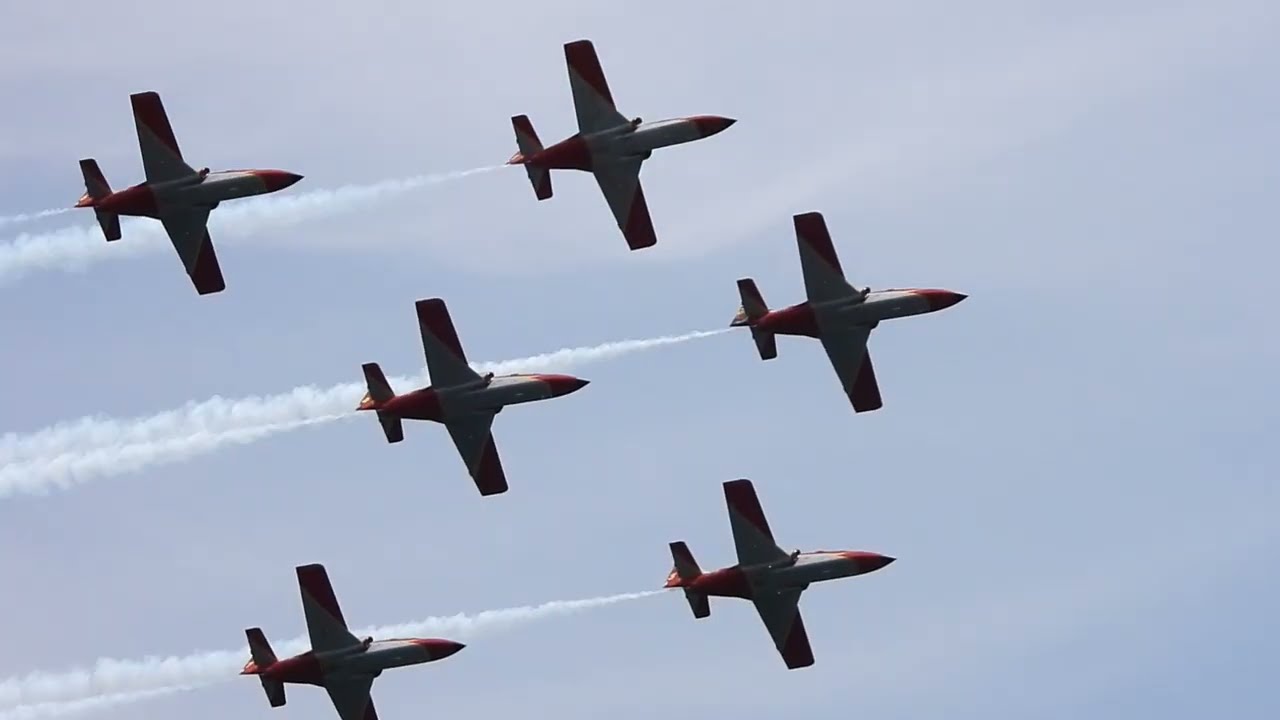 Patrulla Aguila Farewell: Last Display Ever with C101 at Aire'25 Airshow