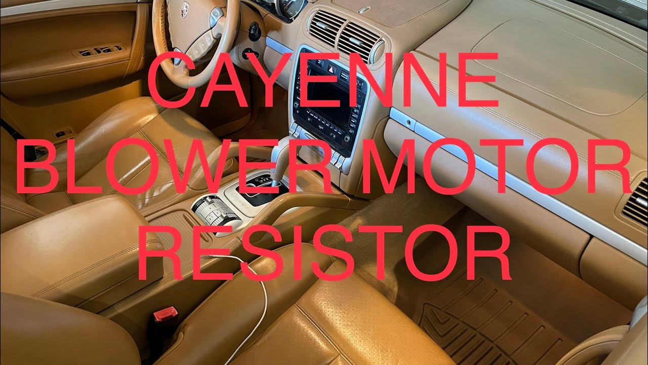Замена резистора мотора вентилятора Cayenne 2003-2010 своими руками