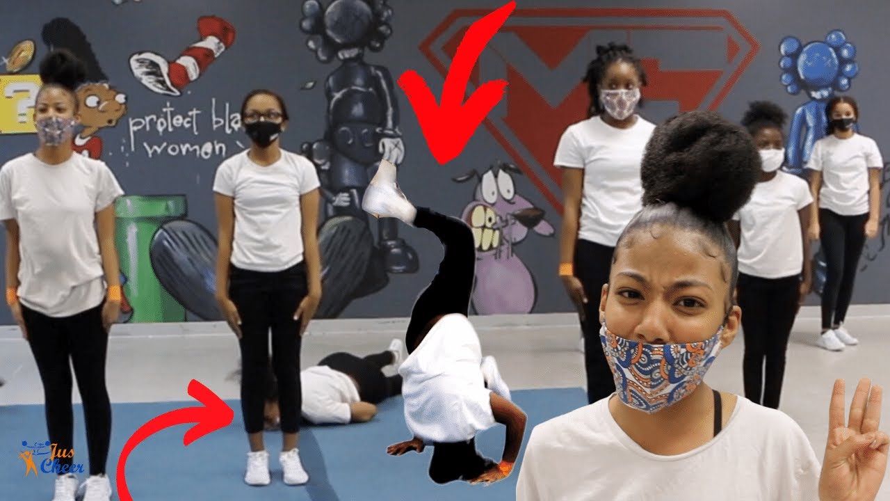 JCE Cheerleaders - Back Walkovers