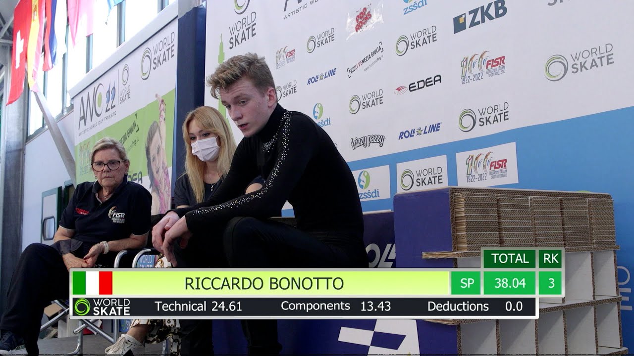 AWC22 - Riccardo Bonotto - Free: Short Program Junior (21.05.2022)