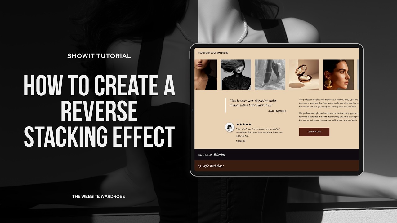 FREE SHOWIT TUTORIAL | How to Create a Reverse Stacking Effect