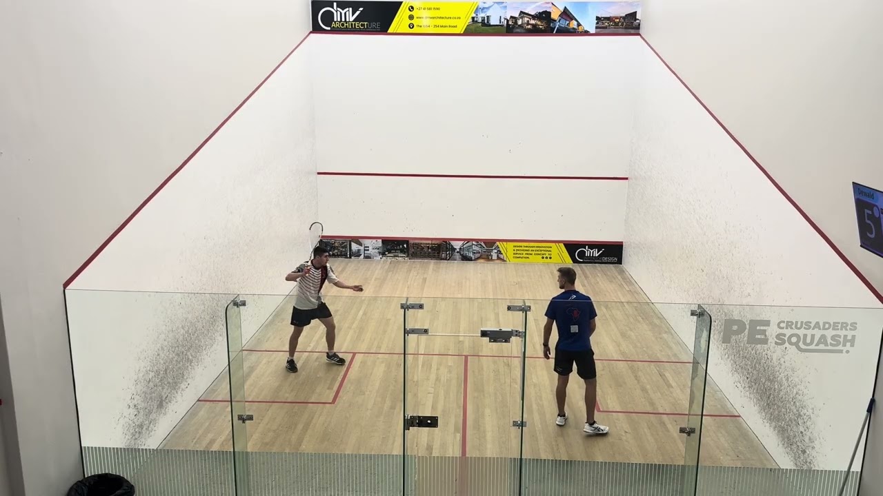 Gerard Mitchell vs Dewald Van Niekerk // GrowthPoint Regionals Squash // Final // Game 2/3