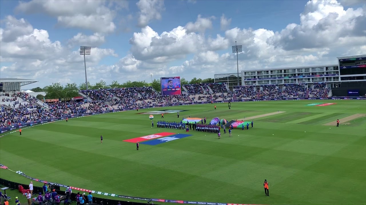 India Afghanistan National Anthem - ICC World Cup 2019