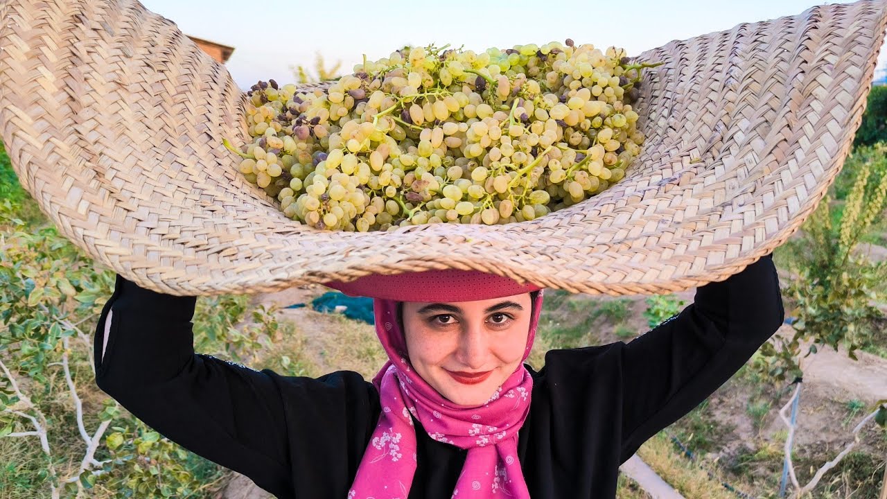 Unbelievable! 3 Days of Village Life to Make Sweet Grape Juice 🍇