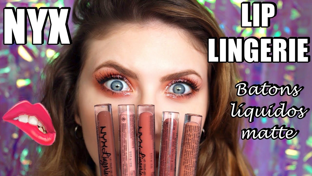 RESENHA NYX LIP LINGERIE BATOM LÍQUIDO MATTE E SWATCHES | Mariana Ubertini