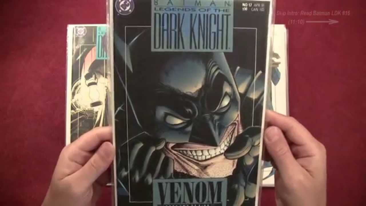 Чтение комиксов: Бэтмен, Legends of the Dark Knight #16, первое появление Венома, Бэйна. DC, 1991...