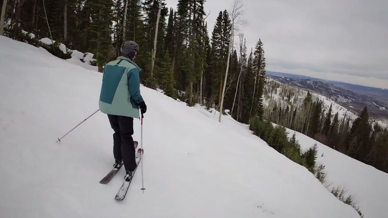Doing Storm Peak lift line #steamboatsprings #StormPeakLiftLine