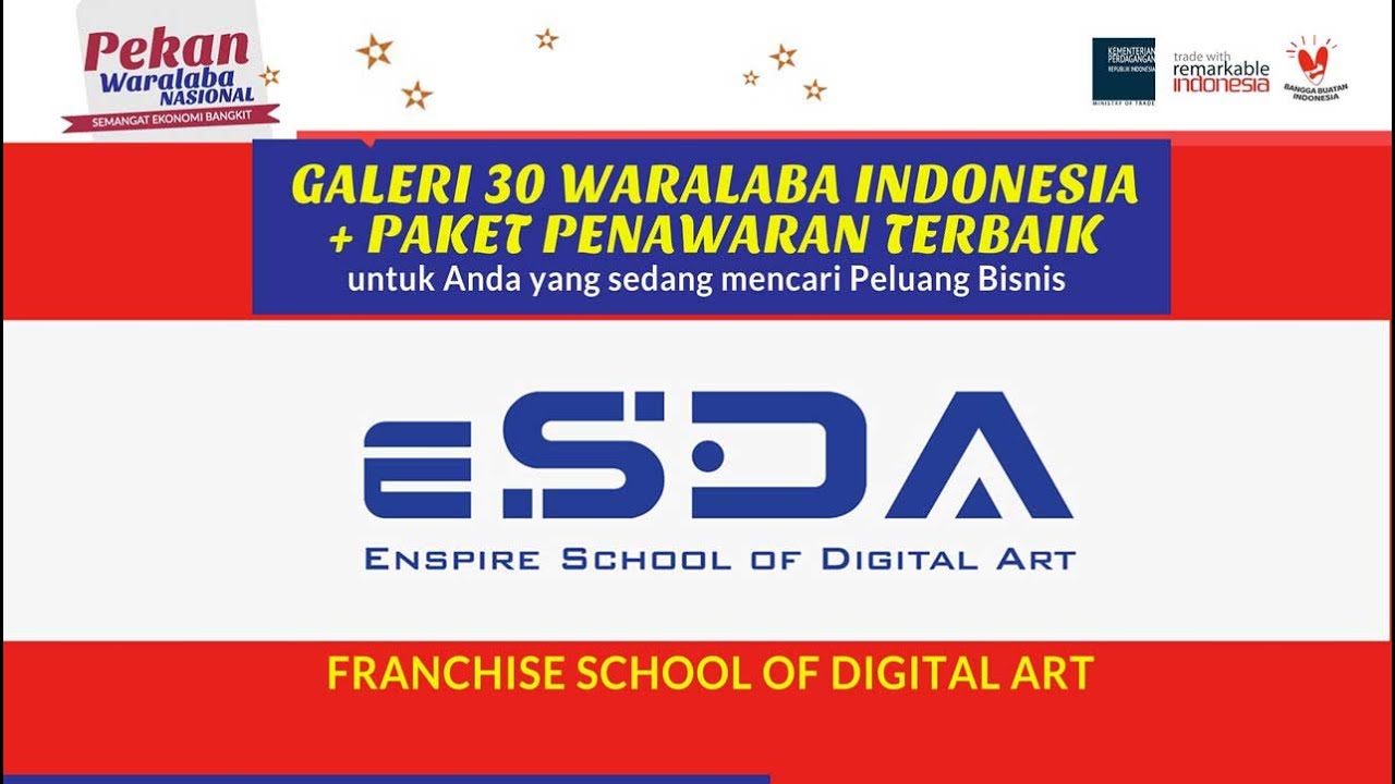 Peluang Bisnis Franchise: ENSPIRE SCHOOL OF DIGITAL ART (E.S.D.A)