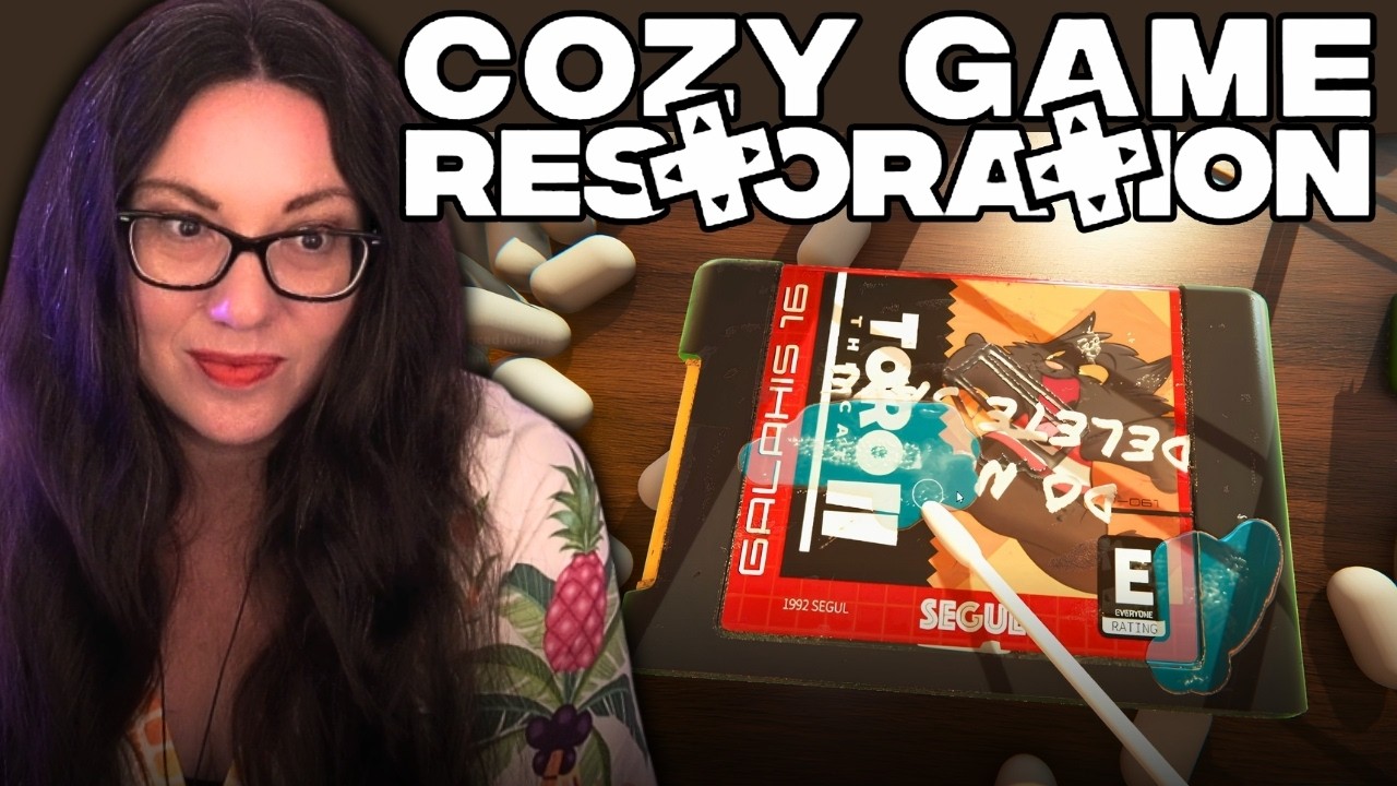 Cozy Game Restoration | Deep Cleaning Vintage Games