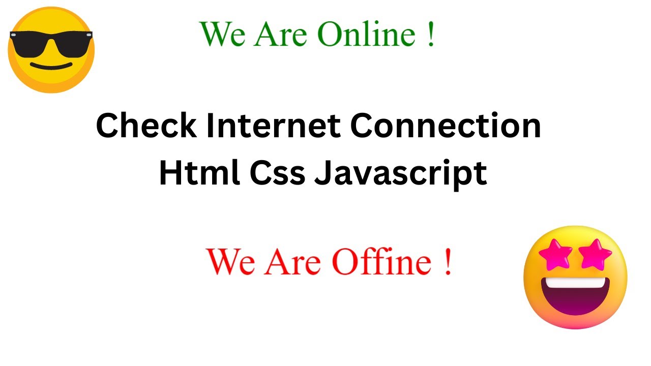 Check Internet Connection Using JavaScript | Day 38 Off 100 Day Project Series | Online 🔴 Offline