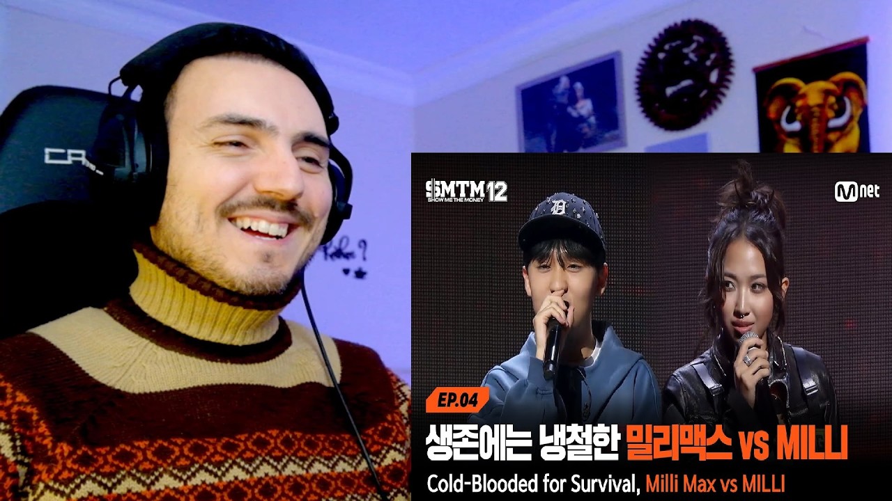 [SMTM12/4회] 랩 앞에서 피도 눈물도 없는 남매(?) 밀리맥스 vs MILLI @지옥의 송캠프 1R '1:1 계급 미션' Reaction