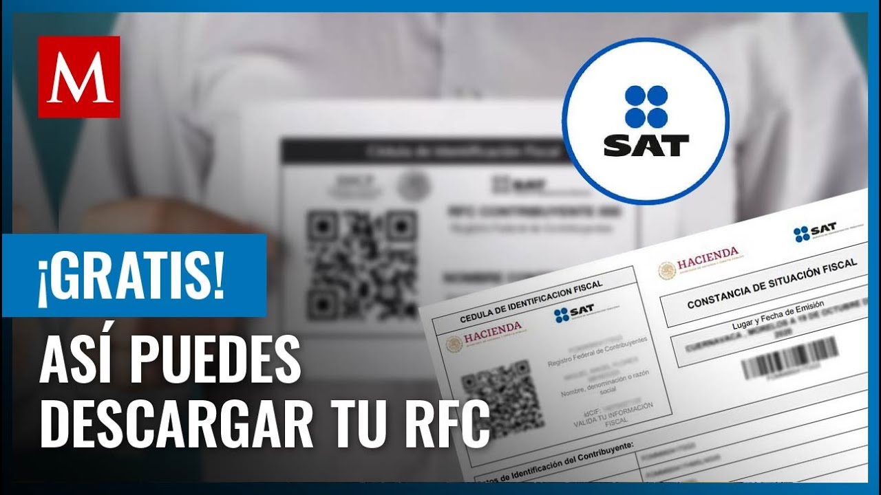 Si necesitas obtener tu RFC, as&iacute; lo puedes hacer f&aacute;cilmente desde el portal del SAT